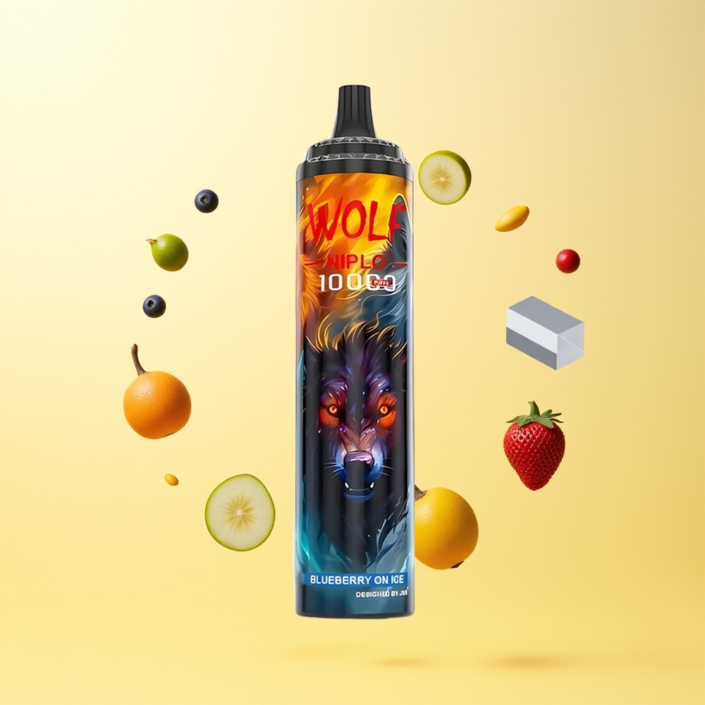 JNR Wolf Niplo 10000 Puffs 650mAh بلوبيري أون آيس