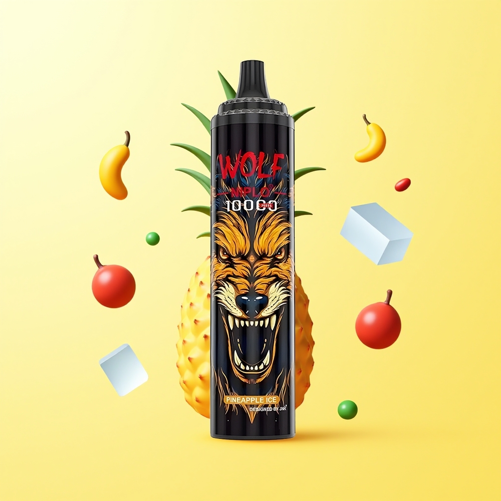 JNR Wolf Niplo 10000 Puffs أناناس جليد