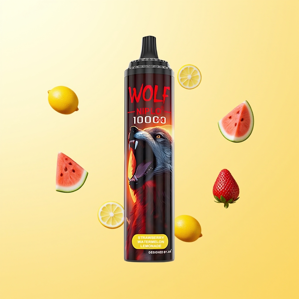 JNR Wolf Niplo 10000 Puffs فراولة بطيخ ليموناضة