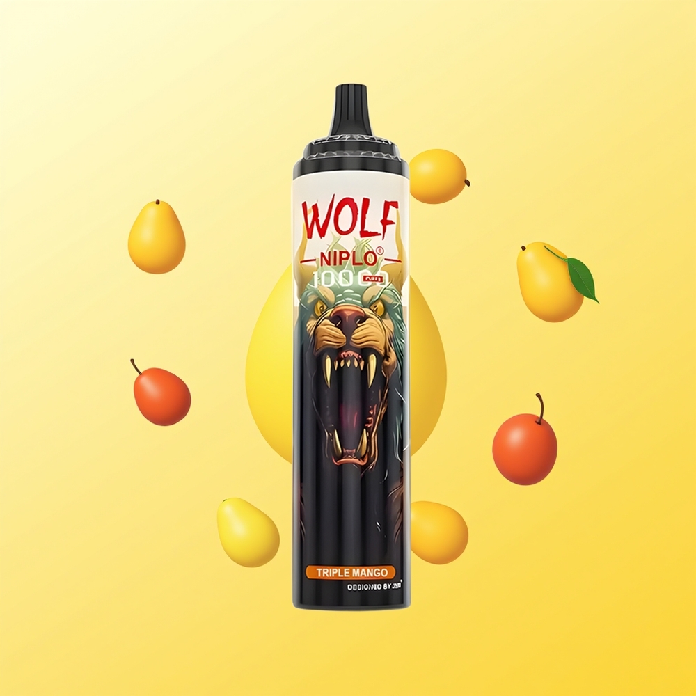 JNR Wolf Niplo 10000 Puffs مانجو ثلاثي