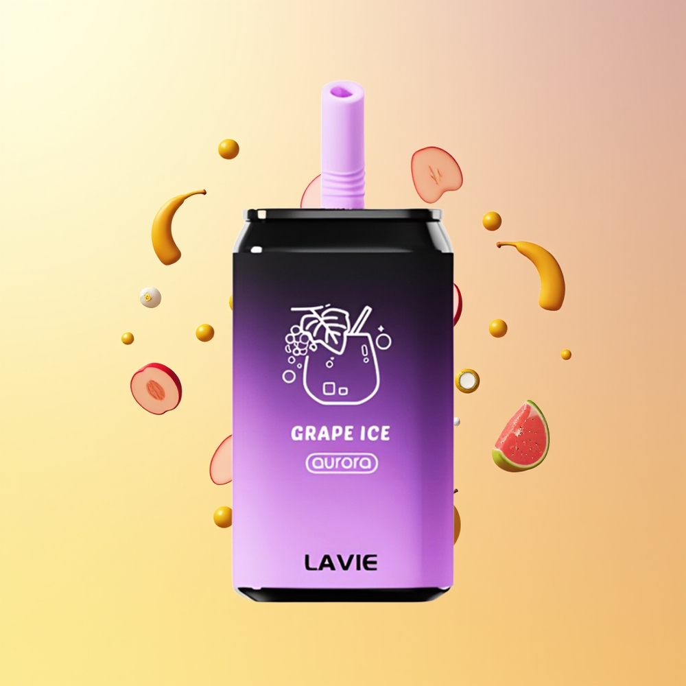 Lavie Aurora 11000 Puffs عنب جليدي 22ML