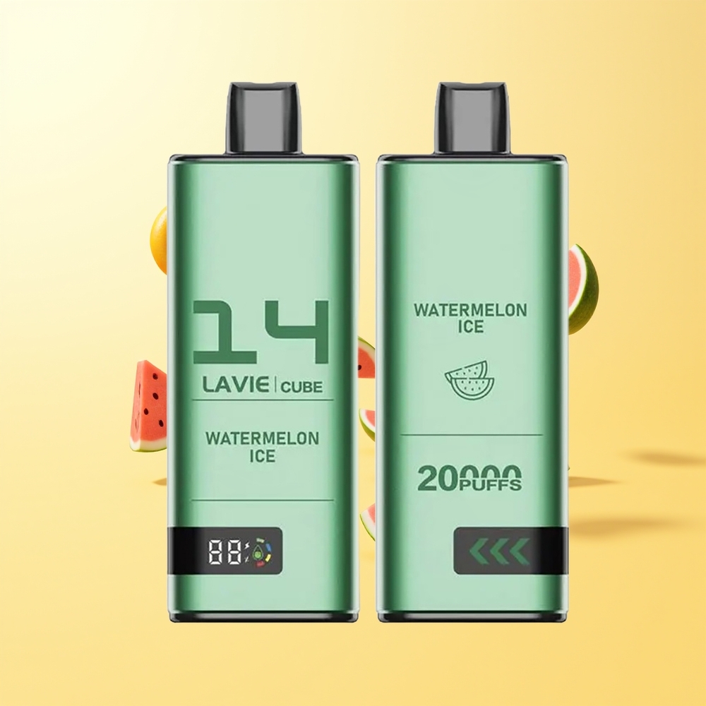 لافي كيوب Lavie Cube 20000 نفخة تبخير قابل للتخلص منه بطعم البطيخ المثلج