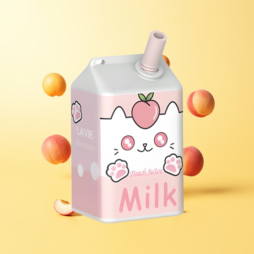 لافي ميلك Lavie Milk 7000 نفخة عصير خوخ شاحن نوع سي
