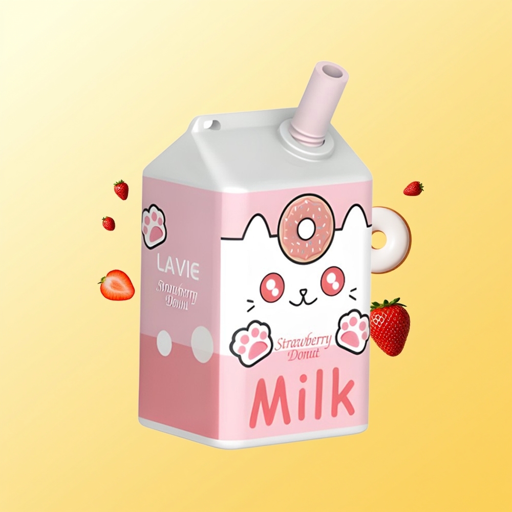 لافي ميلك Lavie Milk 7000 نفخة دونت فراولة ١٦ مل