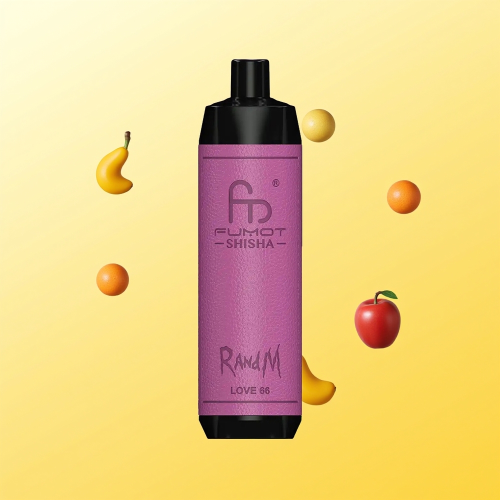 راند اند ام فوموت شيشة RandM Fumot Shisha 10000 نفخة نوع سي 0.6اوم حب 66