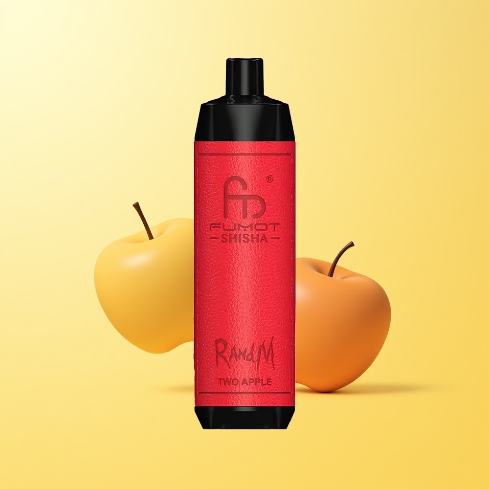 راند آند إم فوموت شيشة RandM Fumot Shisha 10000 نفخة تفاحتين نوع-سي