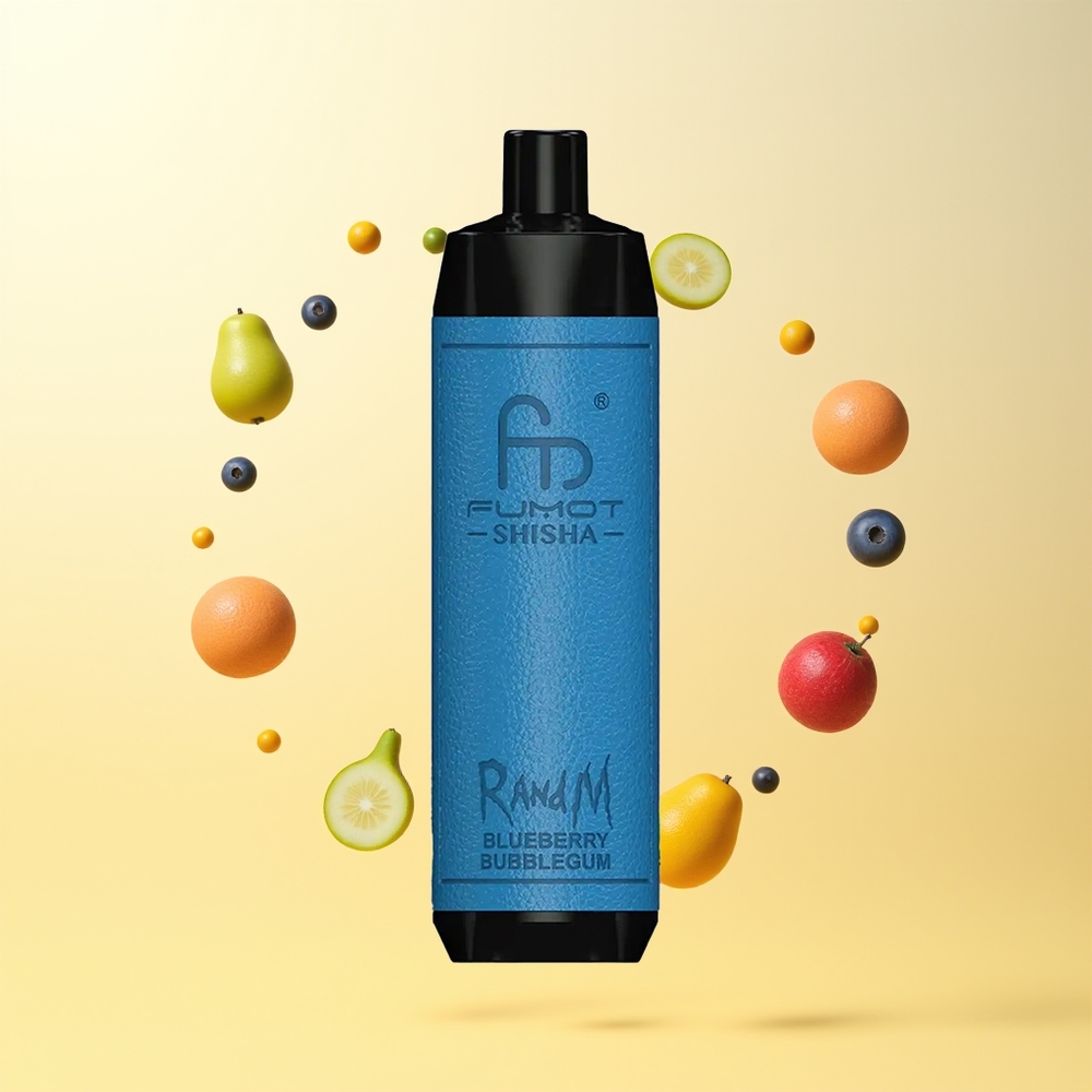RandM Fumot Shisha 10000 Puffs 0.6ohm Mesh Coil بلوبيري بابلغام