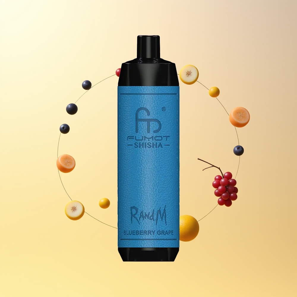 RandM Fumot Shisha 10000 Puffs 850mAh بلوبيري عنب