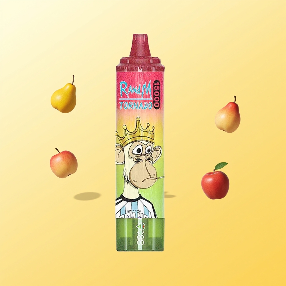 راندM فوموت تورنادو RandM Fumot Tornado 15000 نفخة تفاح خوخ كمثرى