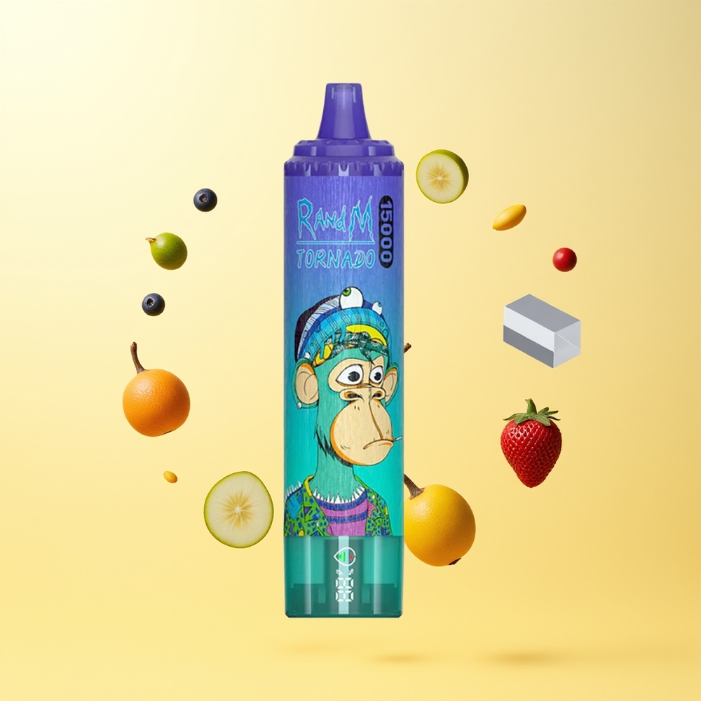 راندوم فوموت تورنادو RandM Fumot Tornado 15000 نفخة تبريد توت أزرق