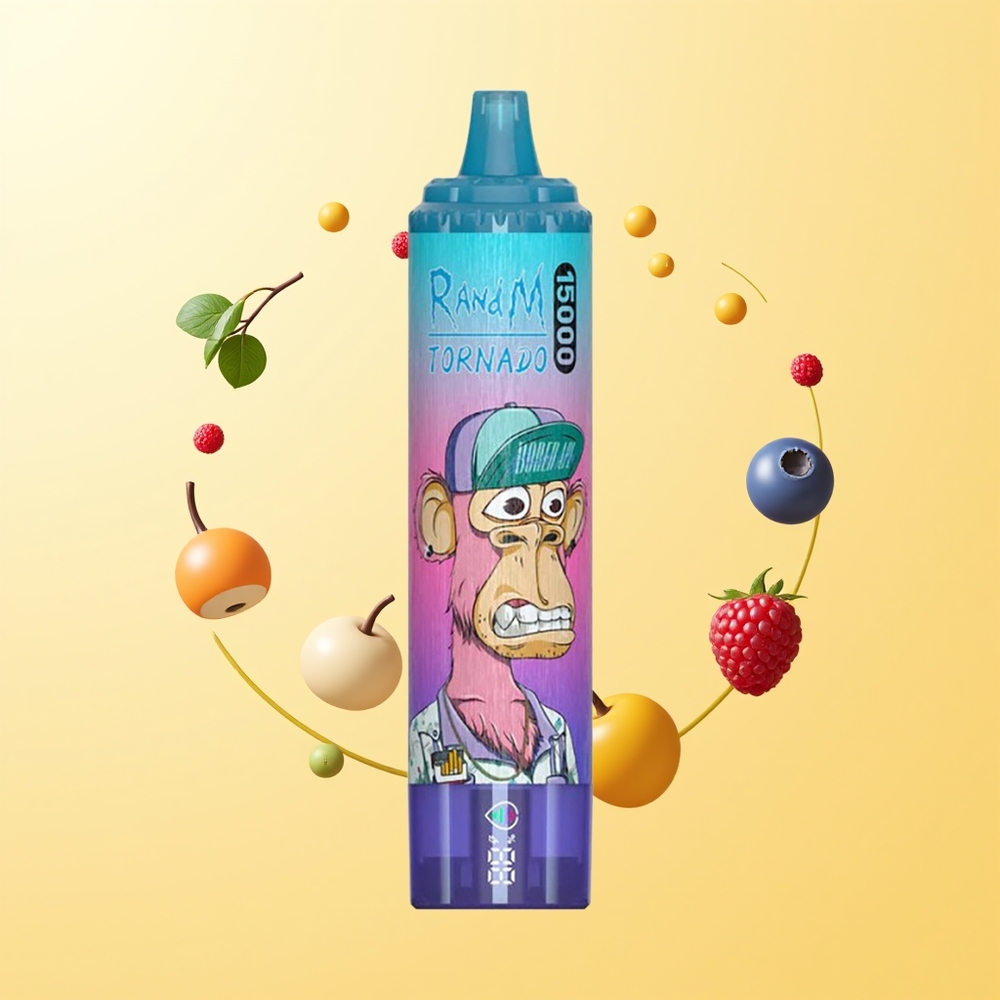 راندوم فوموت تورنادو RandM Fumot Tornado 15000 نفخة توت أزرق وعليق