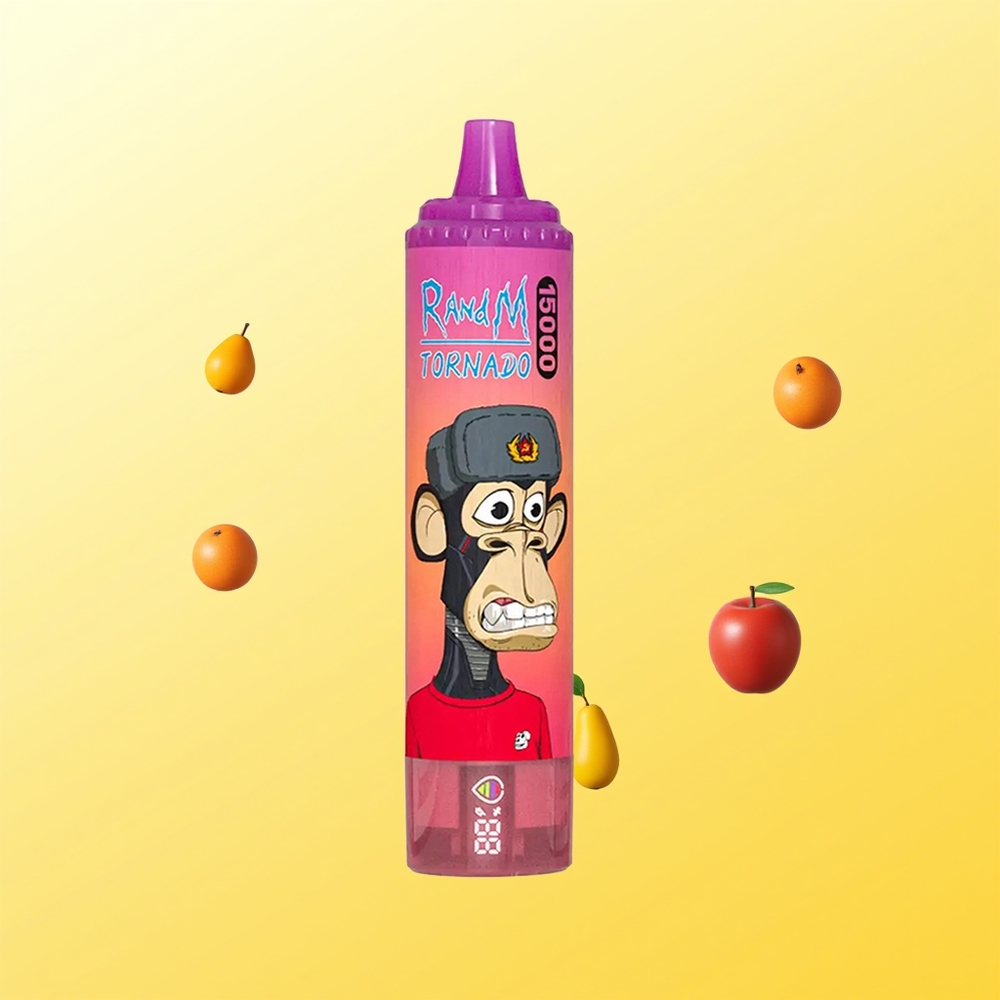 راند اند ام فوموت تورنادو RandM Fumot Tornado 15000 نَفخة فايب قابل للتصريف فاكهة التنين