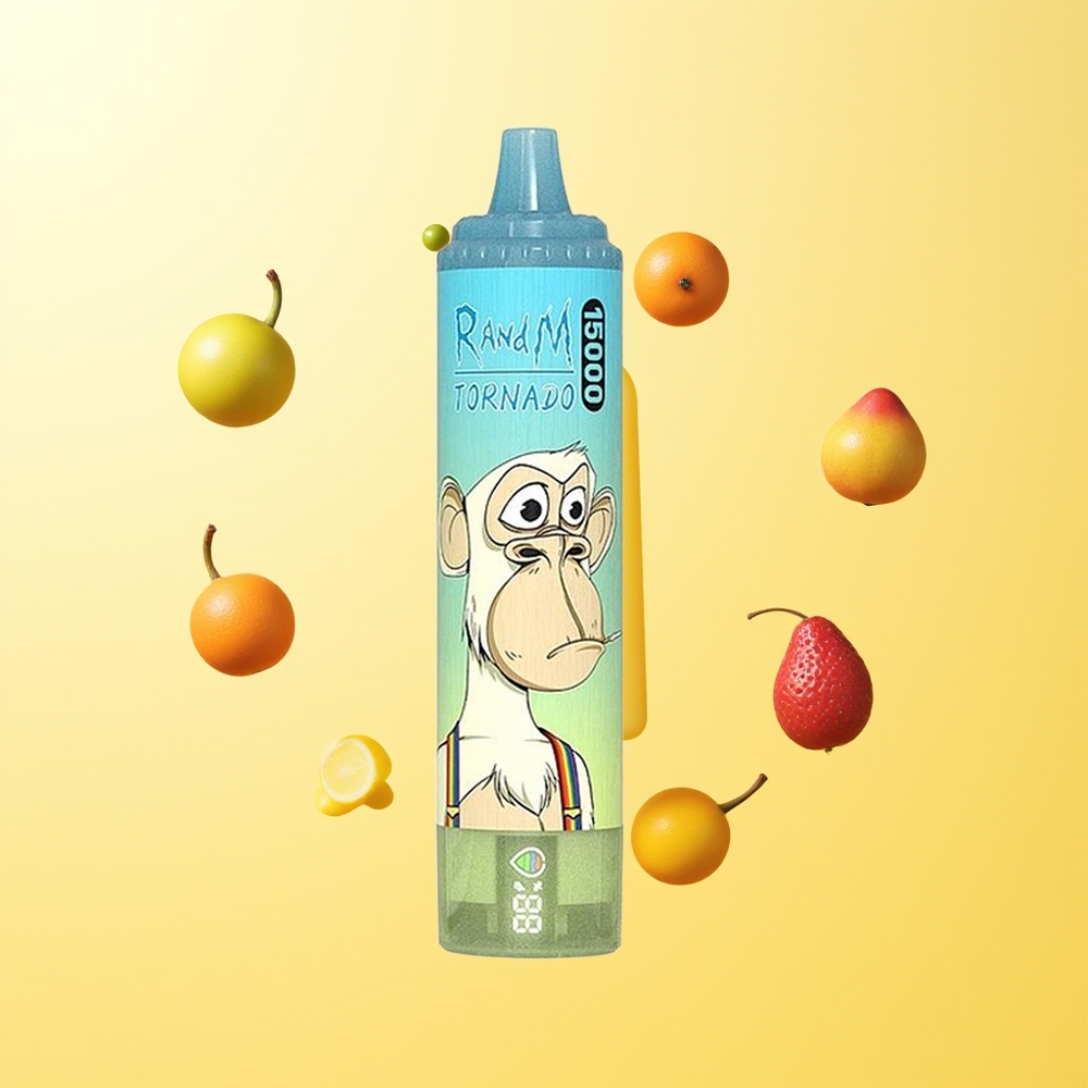 راند اند ام فوموت تورنادو RandM Fumot Tornado 15000 نفحة آيس بوب شاشة إل سي دي