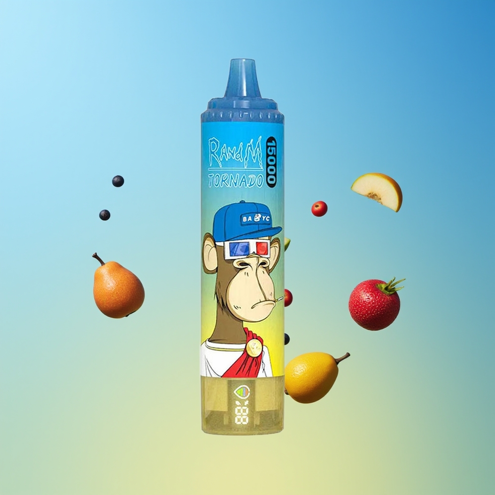 راند إم فوموت تورنادو RandM Fumot Tornado 15000 نفخة سيد أزرق شاشة إل سي دي