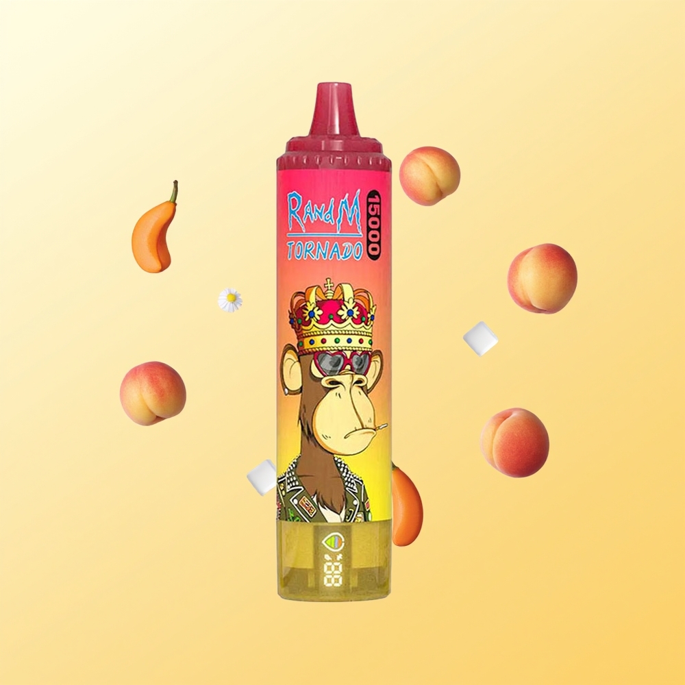 راندوم فوموت تورنادو RandM Fumot Tornado 15000 نفخة خوخ مثلج شاشة إل سي دي