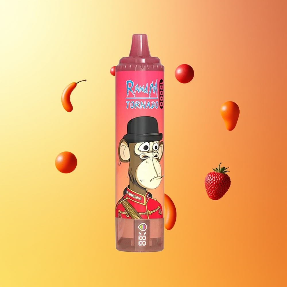 راندوم فوموت تورنادو RandM Fumot Tornado 15000 نفخة أحمر طاقة ثلج