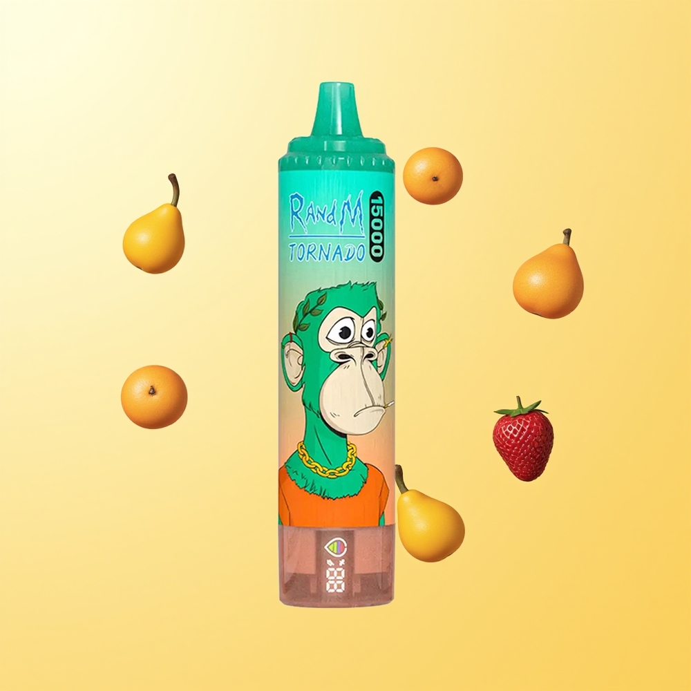 راندإم فوموت تورنادو RandM Fumot Tornado 15000 نفخة ثلاثي التوت بشاشة إل سي دي