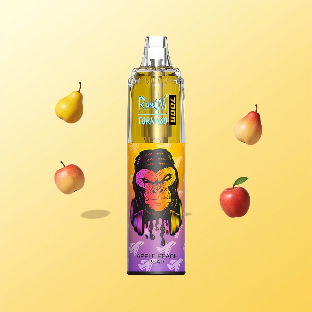 راند اند ام فوموت تورنادو RandM Fumot Tornado 7000 نفخة تفاح خوخ إجاص مع بطارية ٨٥٠ ميلي أمبير