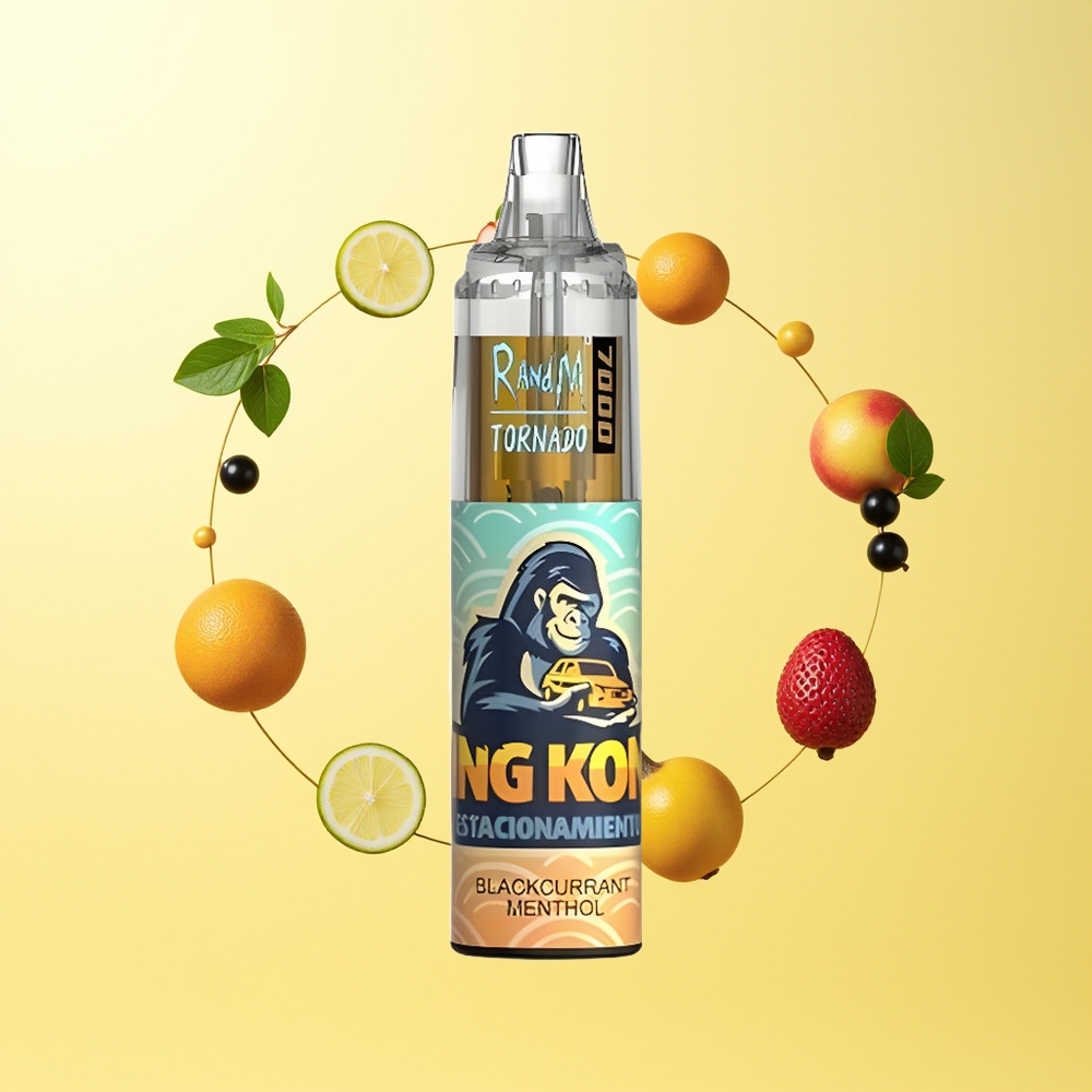 راند آند إم فوموت تورنادو RandM Fumot Tornado 7000 نفخة سائل إلكتروني ١٤ مل عصير الكشمش بالنعناع