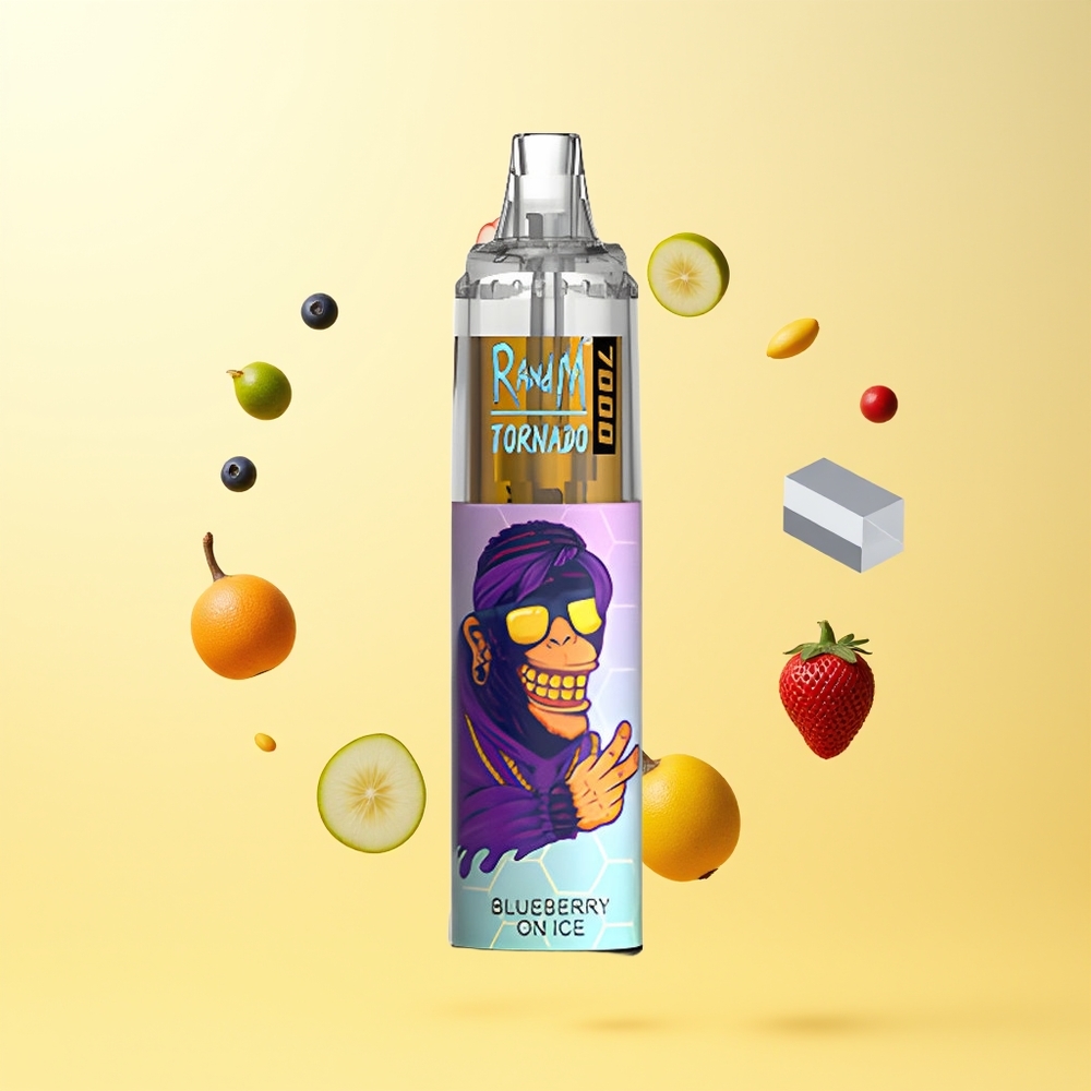 راند أم فوموت تورنادو RandM Fumot Tornado 7000 نفخة مشبك هواء تعديل بلوبيري أون آيس