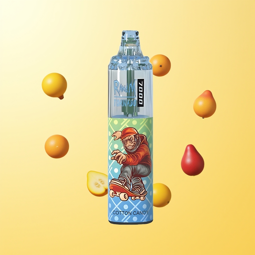 راند آند إم فوموت تورنادو RandM Fumot Tornado 7000 نفحة قطنية حلوى مع هواء قابل للتعديل