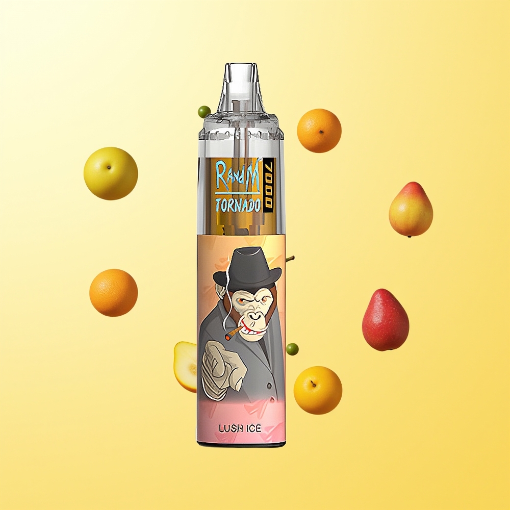 راند اند ام فوموت تورنادو RandM Fumot Tornado 7000 نفخة مشبك هواء مثلج نعناع