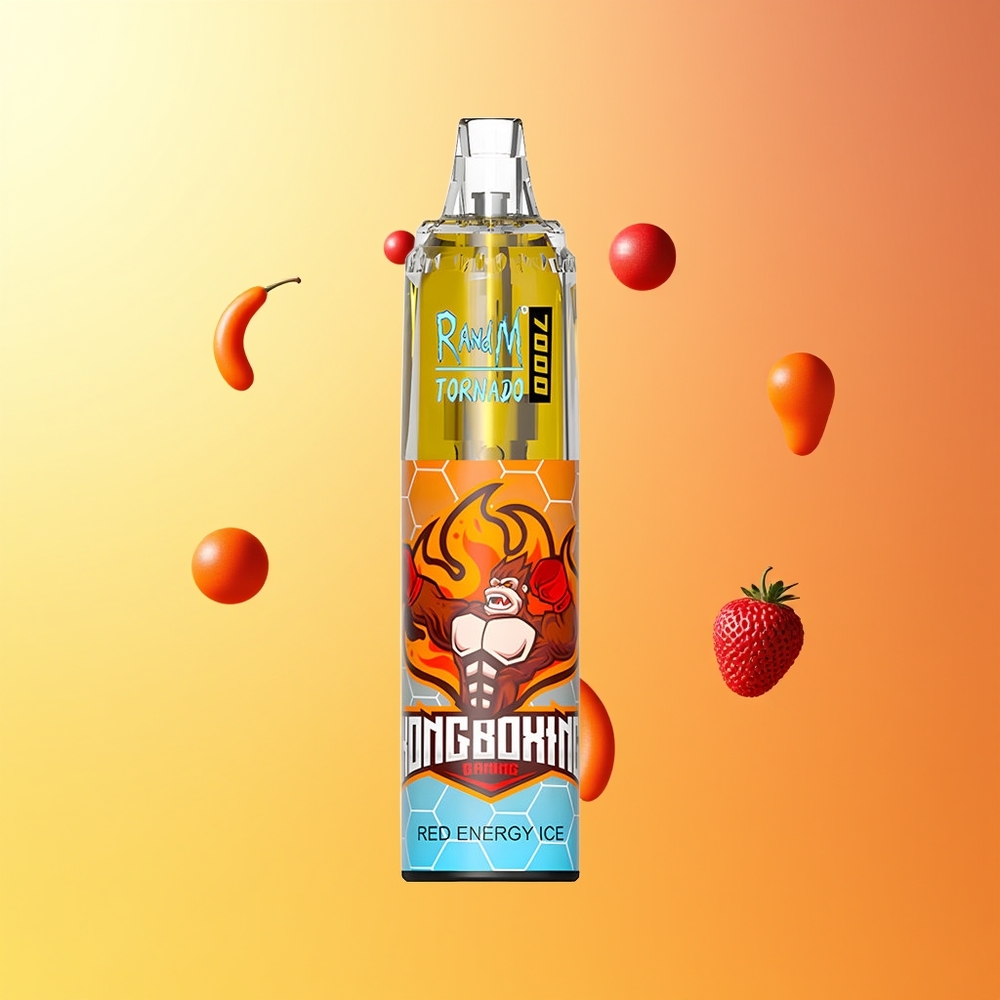 راندوم فوموت تورنادو RandM Fumot Tornado 7000 نفخة شبكة طاقة حمراء مثلجة