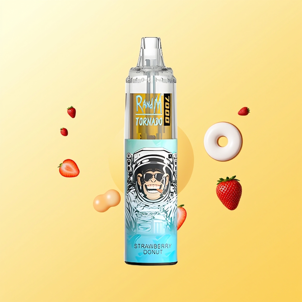 راندوم فوموت تورنادو RandM Fumot Tornado 7000 نَفَس نوع-سي دونات فراولة