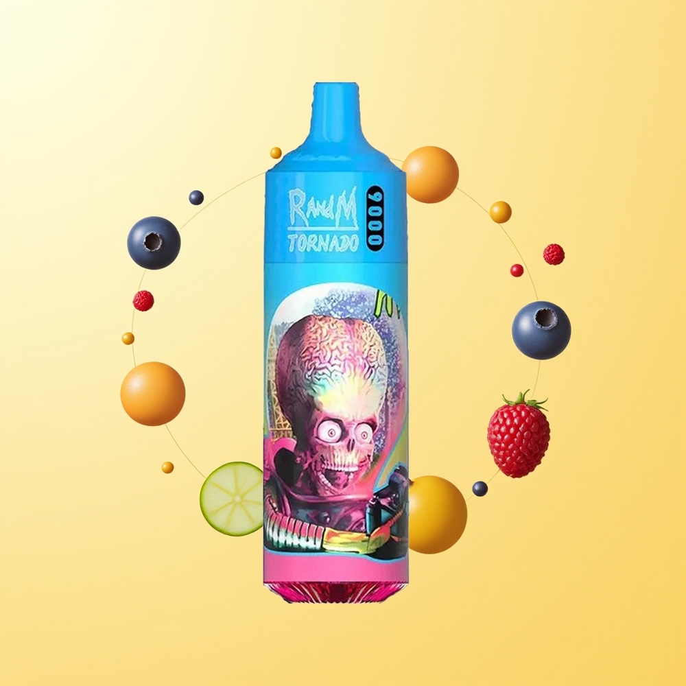 راند اند ام تورنادو RandM Fumot Tornado 9000 نفخة توت أزرق حامض التوت