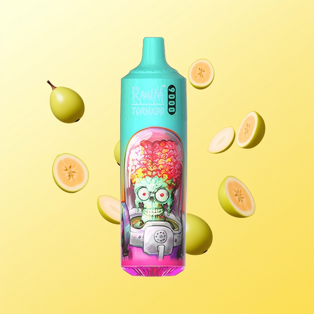 راند إم تورنادو RandM Fumot Tornado 9000 نفخة جوافة آيس