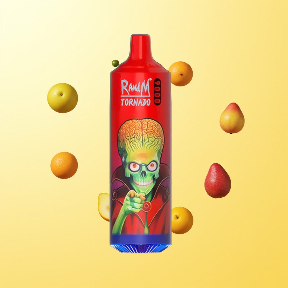 راند إم تورنيدو RandM Fumot Tornado 9000 نفخة فيب مشبك آيس لوش