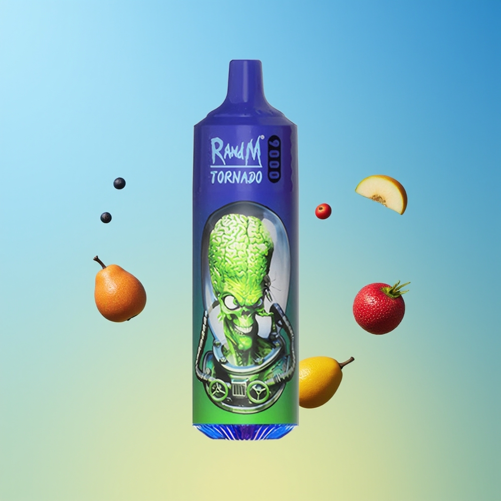 راند إم تورنادو RandM Fumot Tornado 9000 نفخة مستكة بلو متعدد النكهات