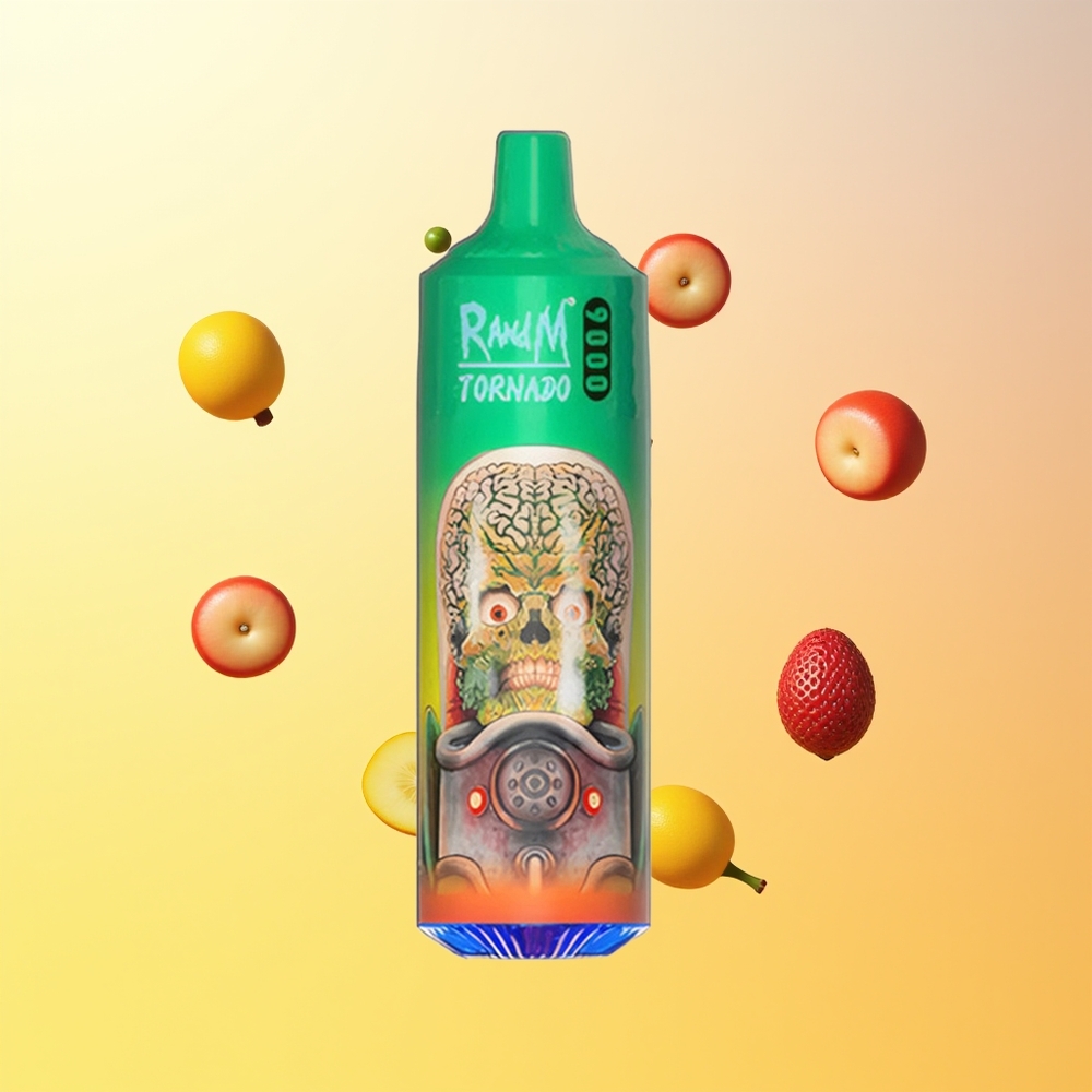 راند اند ام تورنادو RandM Fumot Tornado 9000 نفخة حلوى قوس قزح