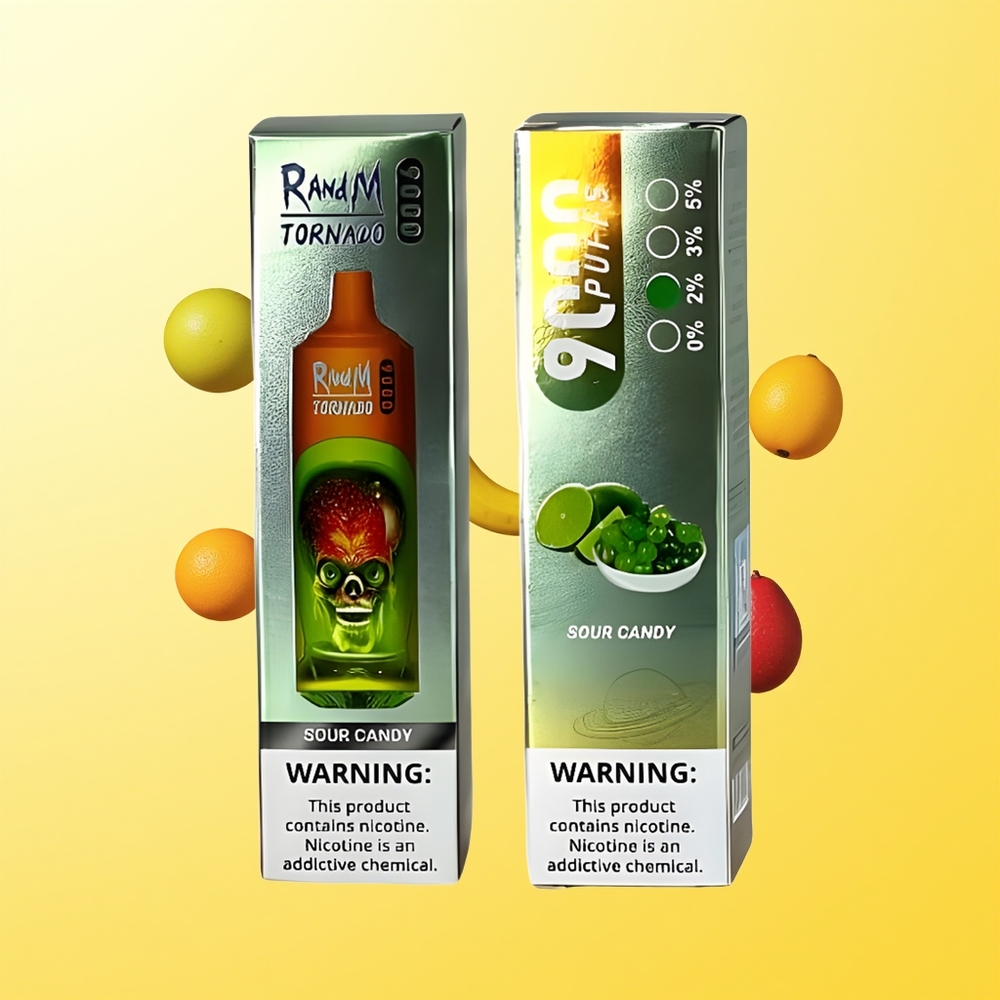 راند اند ام تورنادو RandM Fumot Tornado 9000 نَفَس سور كاندي