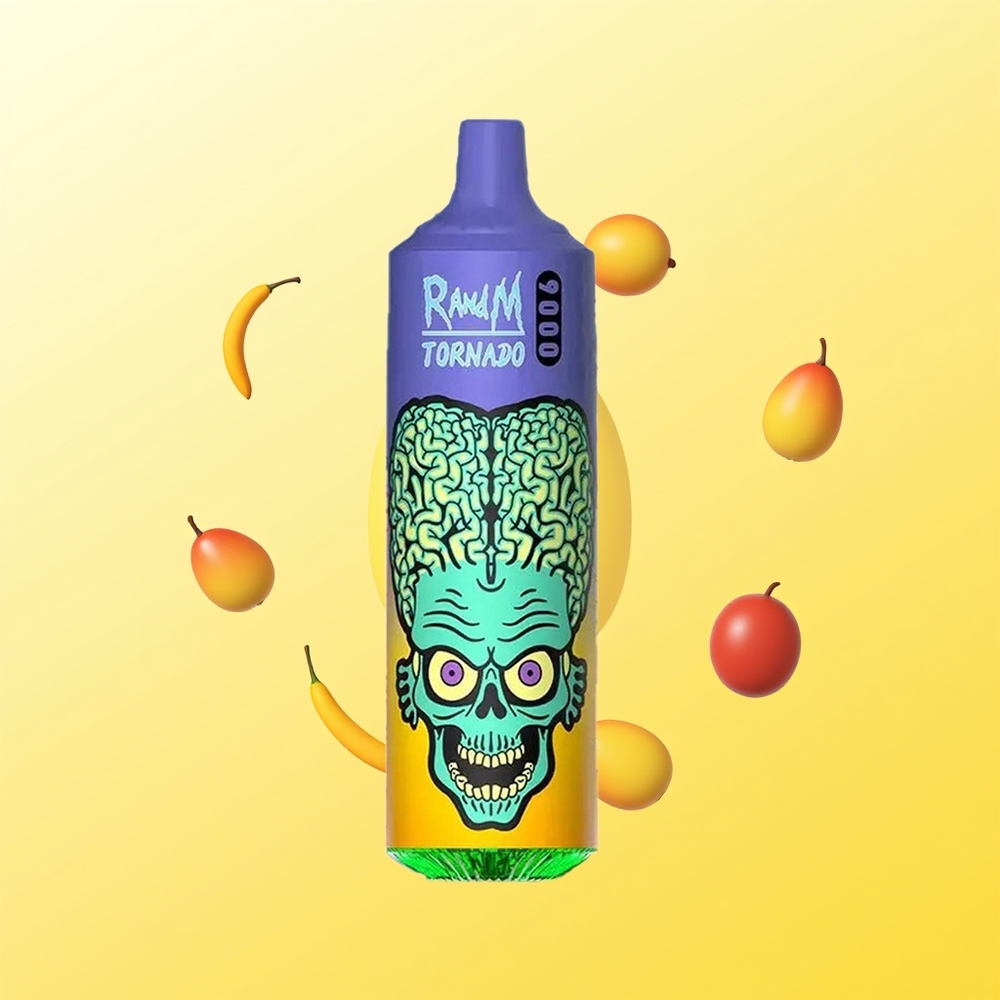 راند آند إم تورنادو RandM Fumot Tornado 9000 نَفخة مانجو شبكية شاحن