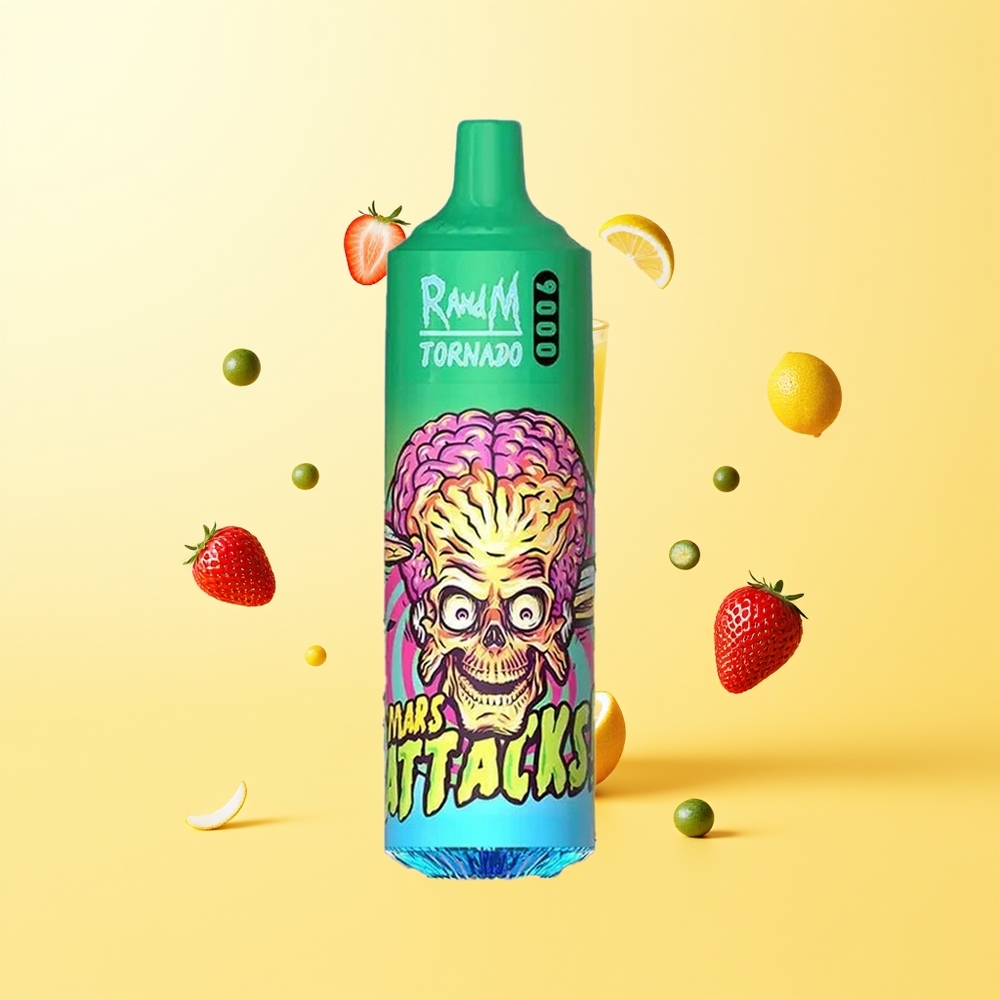 راند إم تورنادو RandM Fumot Tornado 9000 نفخة فراولة ليموناضة