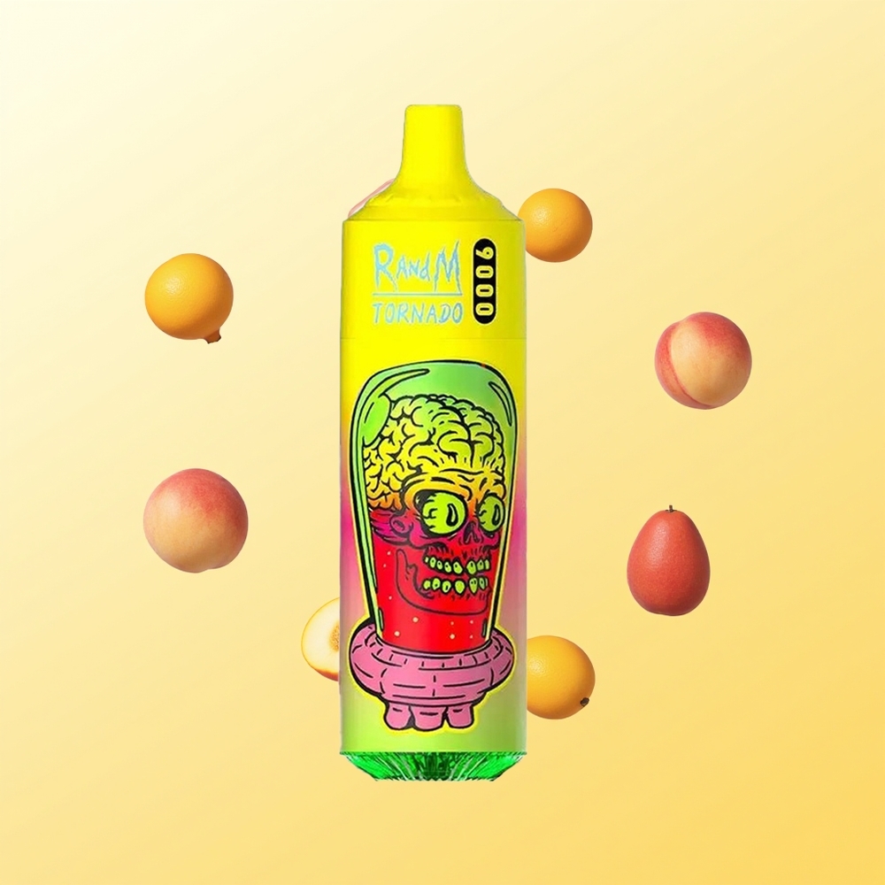 راند إم تورنيدو RandM Fumot Tornado 9000 نَفَس خوخ صيفي مثلج