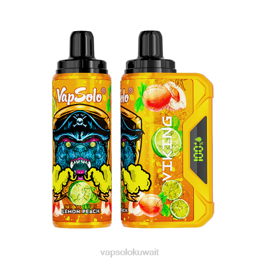 Vapsolo Vape - VapSolo VIKING vape القابل للتصرف خوخ ليمون PLPD41