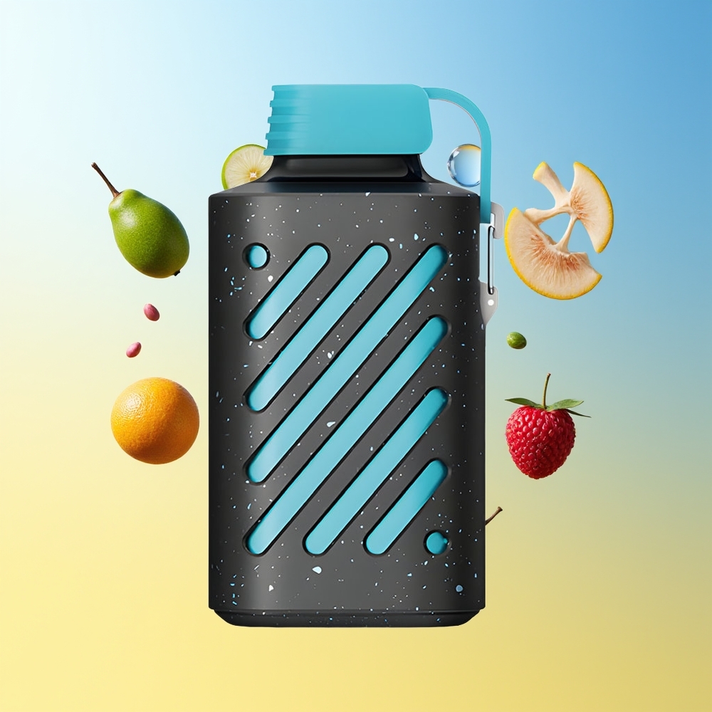 VOZOL GEAR 10000 علبة سائل موسعة توت أزرق جليدي