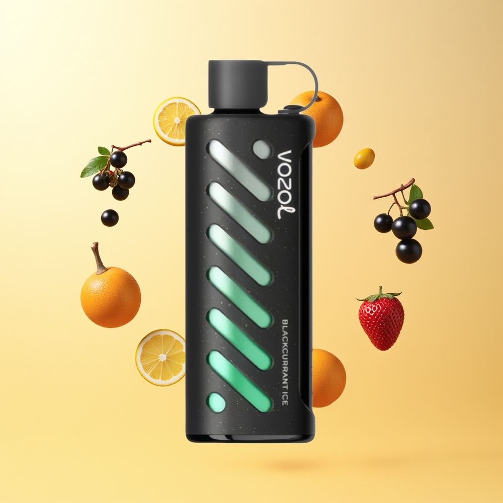 VOZOL Gear Shisha 25000 نفخة توت أسود مثلج