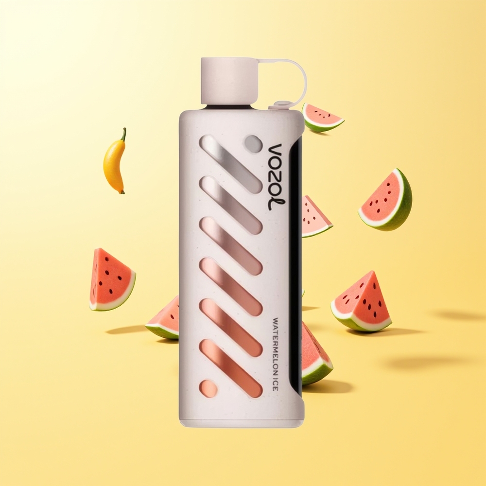 فوزول جير شيشة VOZOL Gear Shisha 25000 نفخة بطارية ١٠٠٠ مللي أمبير بطيخ مثلج